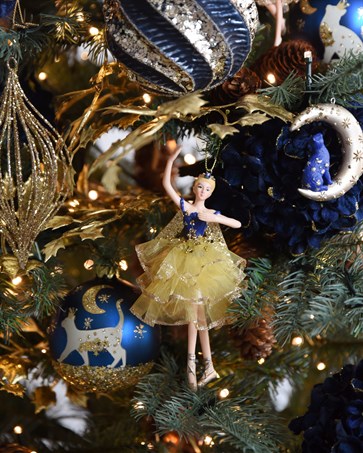 Gisela Graham Ballerina Christmas Tree Decoration Xmas Hanging Kids Girls Child 